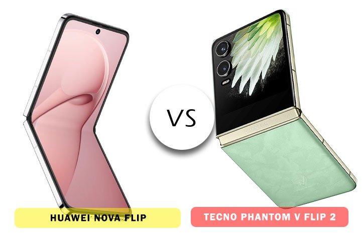 Comparison: Huawei nova Flip vs Tecno Phantom V Flip 2