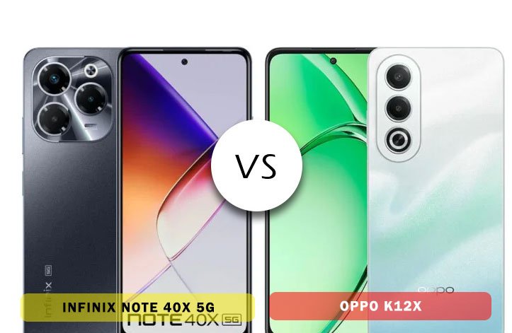 Comparison of Infinix Note 40x and Oppo K12x