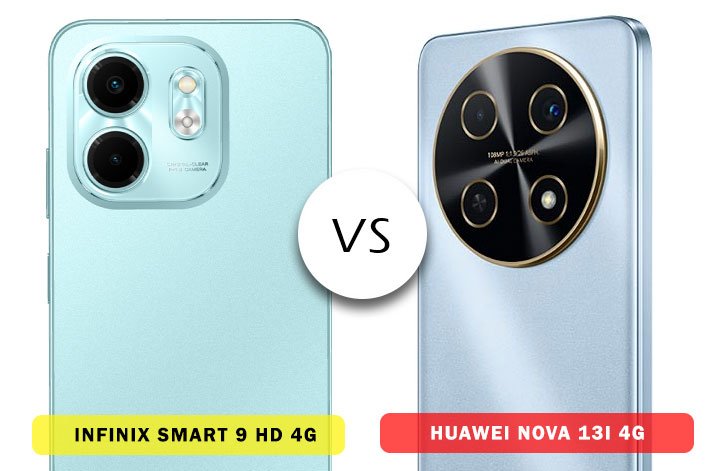 Comparison of: Infinix smart 9 HD 4G and Huawei Nova 13i 4G