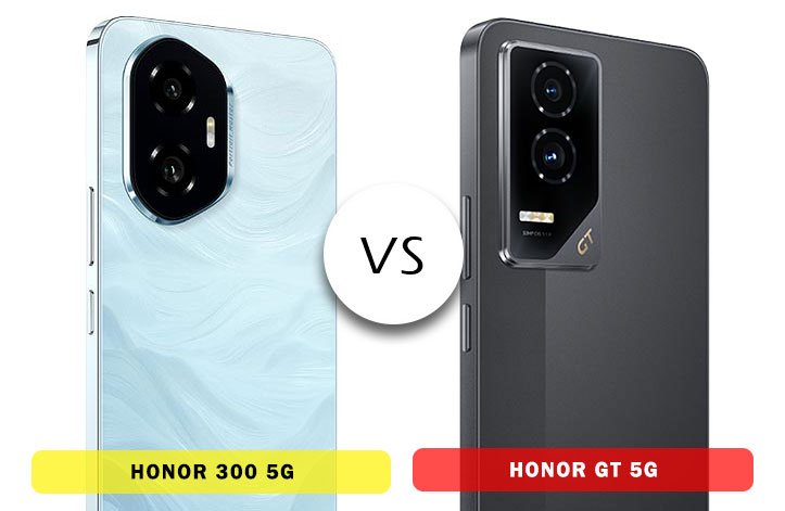 Comparison of Honor 300 vs Honor GT