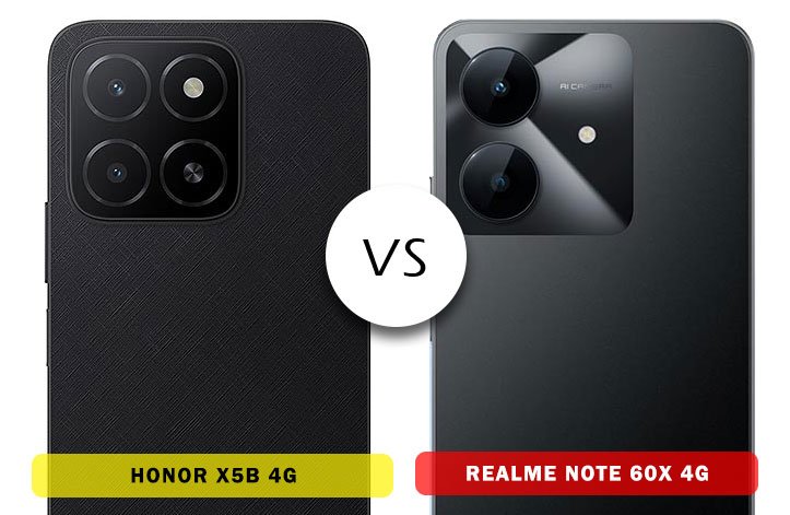 Honor x5b 4G vs Realme Note 60x 4G