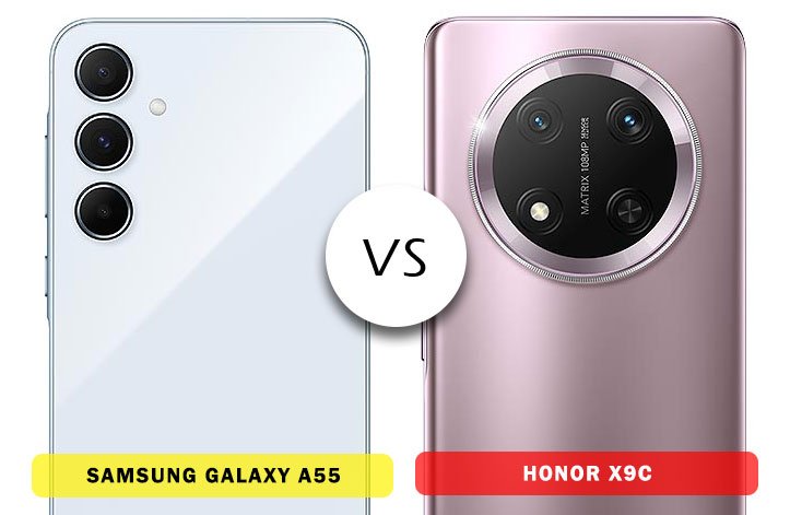 Honor x9c vs Samsung Galaxy A55