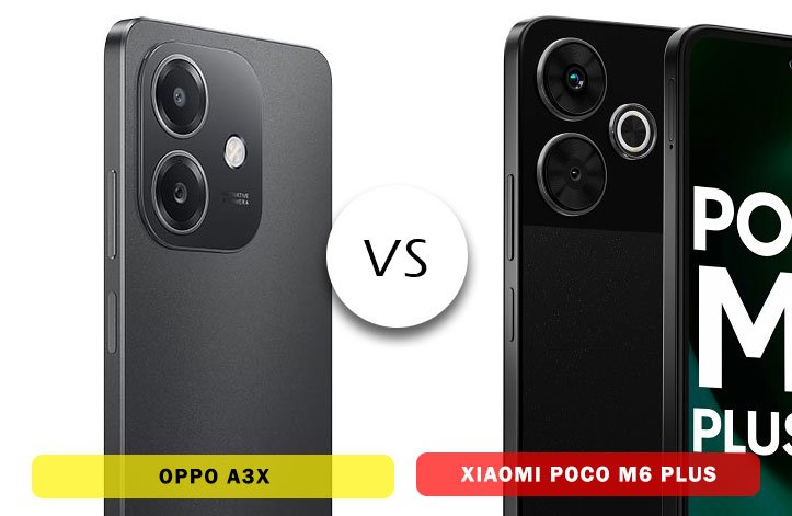 Oppo A3x vs Xiaomi Poco M6 plus