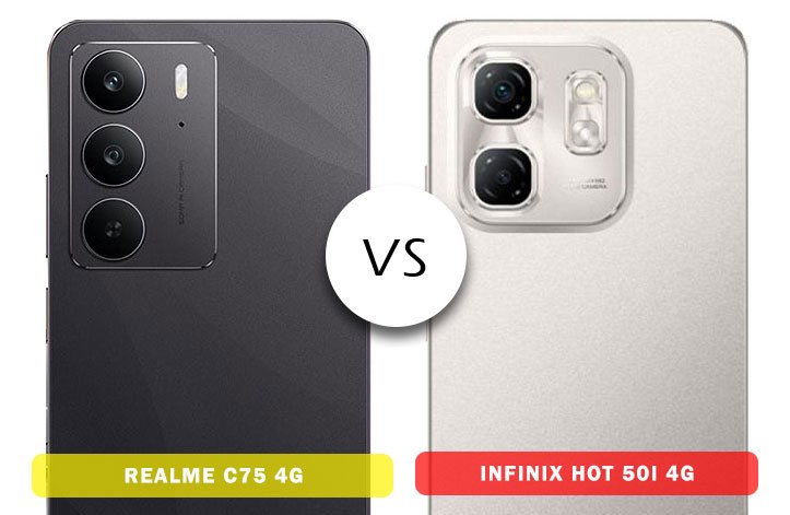 Realme C75 4G vs Infinix hot 50i 4G