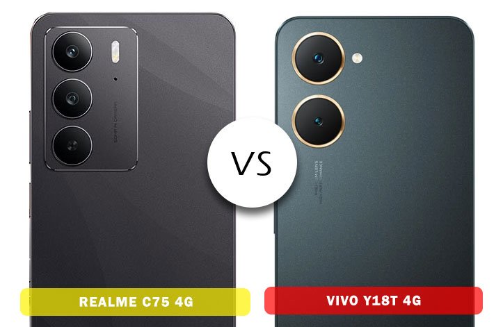 Realme C75 vs Vivo y18t