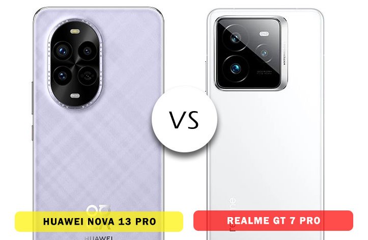 Realme GT 7 pro vs Huawei Nova 13 pro