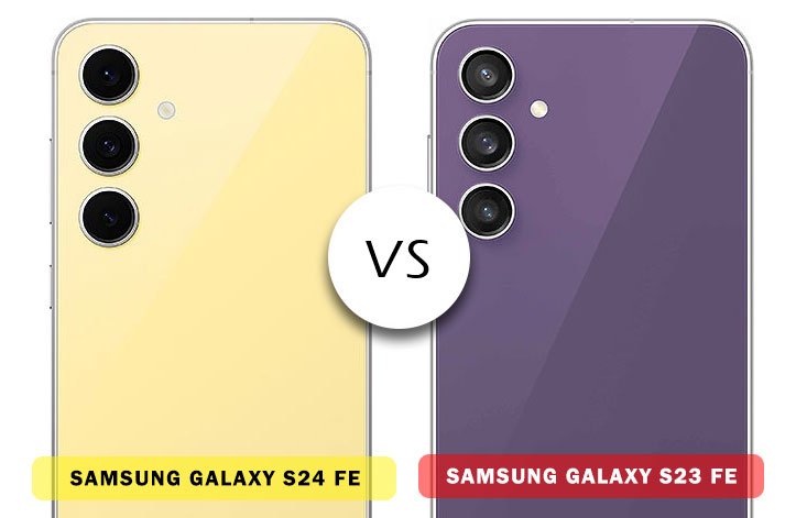 comparison Samsung Galaxy S23 FE and Samsung Galaxy S24 FE