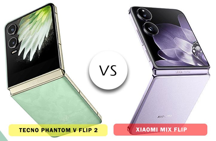 Xiaomi Mix Flip vs Tecno Phantom V Flip 2